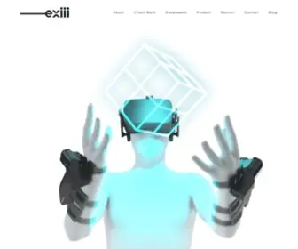 Exiii.jp(Wearable Haptic Tech for VR & AR) Screenshot