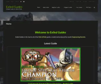 Exiledguides.com(歯科はやはり腕) Screenshot