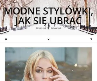 Exilegear.net(Modne stylówki) Screenshot