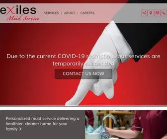 Exilesmaidservice.ae(Exiles Maid Service) Screenshot