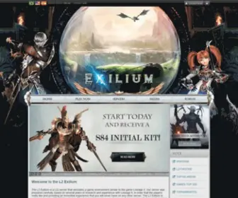 Exiliumworld.com(Exilium World) Screenshot