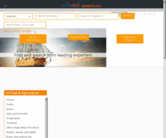 Eximdesk.com(Online global marketplace for exporters and importers) Screenshot