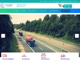 Eximlogistics.com(Logistics Management Company) Screenshot