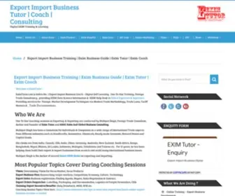 Eximtutor.com(Exim Tutor/Trainer) Screenshot