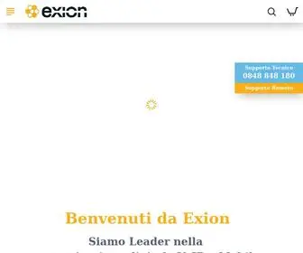 Exion.ch(E-commerce Smart Working Ticino Internet Hosting Server) Screenshot