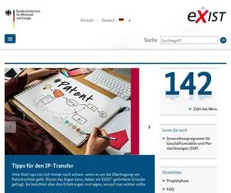 Exist.de(Startseite) Screenshot