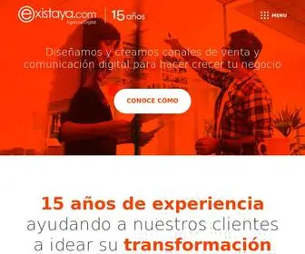 Existaya.com(Agencia digital) Screenshot