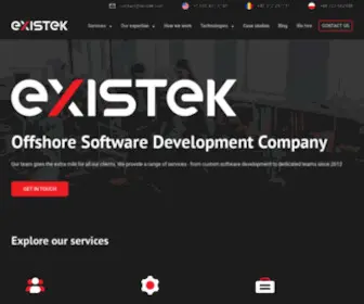 Existek.com(Offshore Software Development Company) Screenshot