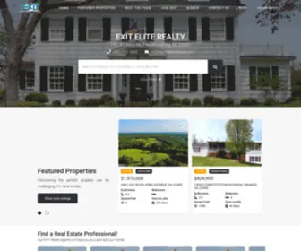 Exit-Fredericksburg.com(EXIT ELITE REALTY) Screenshot