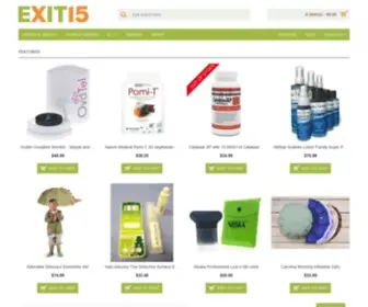 Exit15.com(Exit 15 Wellness Store) Screenshot