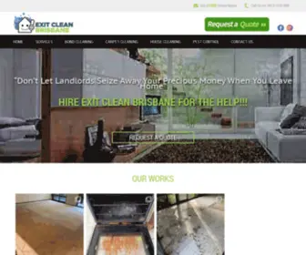 Exitcleanbrisbane.com.au(Exit Clean Brisbane) Screenshot