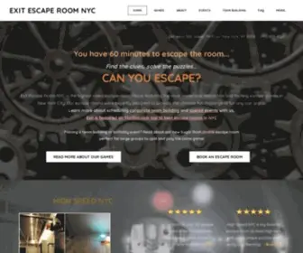 Exitescaperoomnyc.com(Escape room) Screenshot