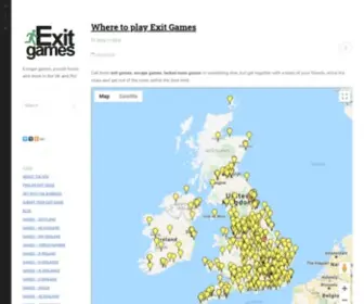 Exitgames.co.uk(Exit Games UK) Screenshot