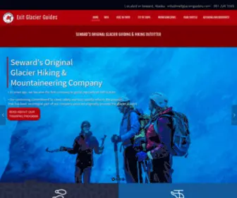 Exitglacierguides.com(Seward's Original Glacier Guiding & Hiking Outfitter) Screenshot