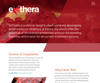 Exithera.com(Exithera) Screenshot
