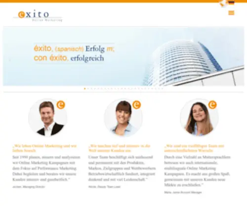 Exito.de(Exito GmbH & Co) Screenshot