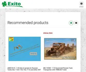 Exito.site(Online Hobby Store) Screenshot