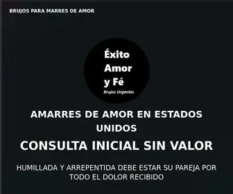 Exitoamoryfe.com(Amarres de exito amor y fe) Screenshot