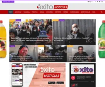 Exitonoticias.com.bo(Exito Noticias) Screenshot