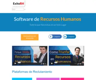 Exitorh.com(Software de Recursos Humanos) Screenshot