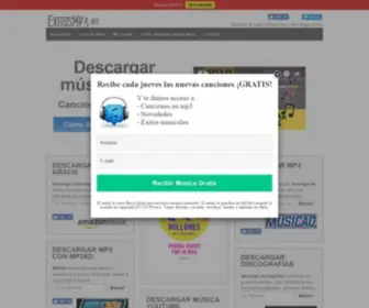 ExitosMP3.com(DESCARGAR MUSICA GRATIS) Screenshot