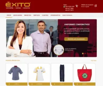 Exitouniformes.com.br(Êxito Uniformes) Screenshot