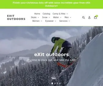 Exitoutdoors.com(EXit outdoors) Screenshot