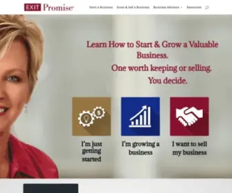 Exitpromise.com(Create a Valuable Business) Screenshot