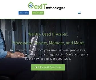 Exittechnologies.com(We're a full) Screenshot