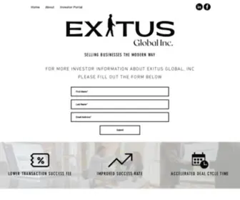 Exitus.biz(Selling Businesses the Modern Way) Screenshot