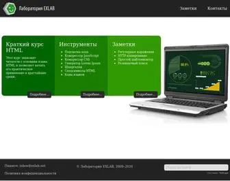 Exlab.net(Компания предлагает услуги по созданию веб) Screenshot