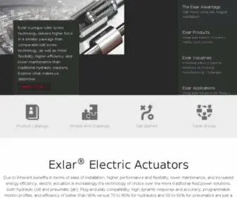 Exlar.com(Exlar Automation) Screenshot