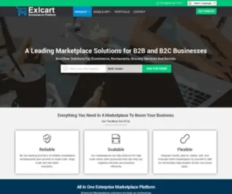 Exlcart.com(All in One Marketplace Software) Screenshot