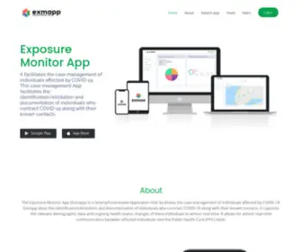 Exmapp.com(Exposure Monitor App) Screenshot