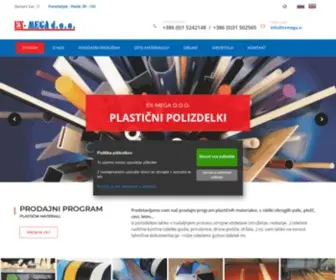 Exmega.si(Plastični izdelki) Screenshot