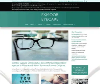 Exmooreyecare.co.uk(Exmoor Eyecare) Screenshot