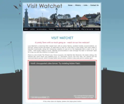 Exmoorholidayguide.co.uk(TOP LEVEL DOMAINS FOR SALE from Watchet Web Design) Screenshot