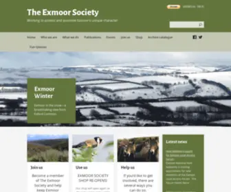 Exmoorsociety.com(The Exmoor Society) Screenshot