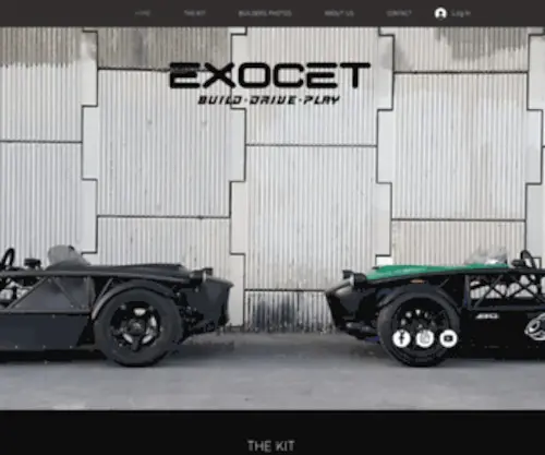 Exocet.co.nz(Exocet New Zealand) Screenshot