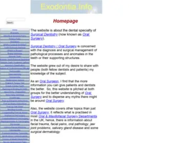 Exodontia.info(Exodontia info) Screenshot