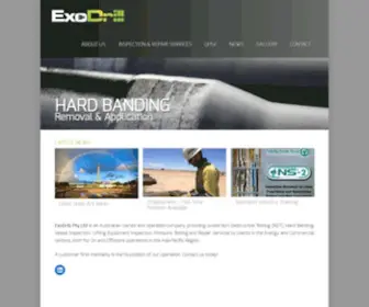 Exodrill.com(Drill Pipe) Screenshot