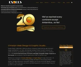 Exodusdesign.com(Christian Web Design & Graphic Design by Exodus Design Studios) Screenshot
