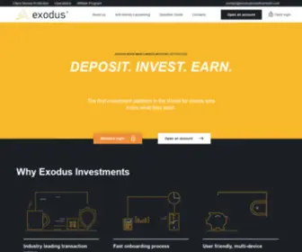 Exodusinvestmentsltd.com(Exodus Investments) Screenshot