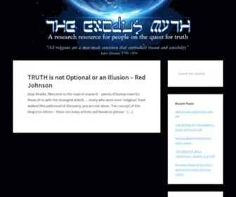 Exodusmyth.com(From The Exodus To The Ridiculous) Screenshot