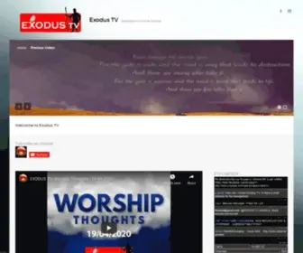 Exodustv.com(Deliverance to Divine Destiny) Screenshot