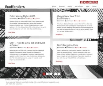 Exoffenders.net(Jobs for Felons and Reentry Assistance) Screenshot