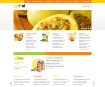 Exofrut.com(Home Exofrut) Screenshot
