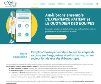 Exolis.fr(Experts du parcours patient connecté) Screenshot