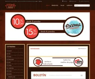 Exomaweb.com(Diseños exclusivos) Screenshot