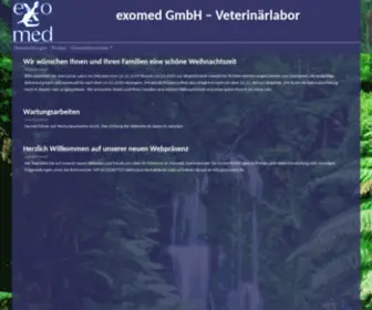 Exomed.de(Home Page) Screenshot